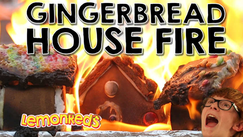 Gingerbread House FIRE