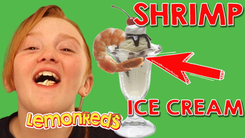 GROSS Shrimp Ice Cream CHALLENGE
